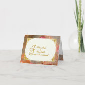 Ornamente Weihnachtskarte Feiertagskarte (Rückseite)