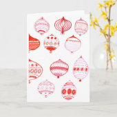 Ornamente Weihnachtskarte Karte (Gelbe Blume)