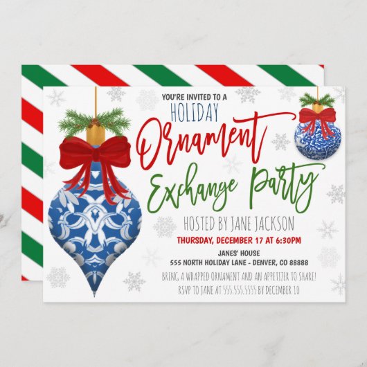 Ornamentenbörse Einladung (Vorne/Hinten)