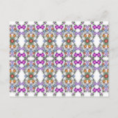 Ornamentik-Blume Postkarte (Vorderseite)