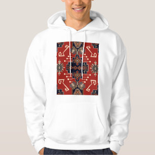 Ornamentives Rug Design: Vintag Geometrisch. Hoodie