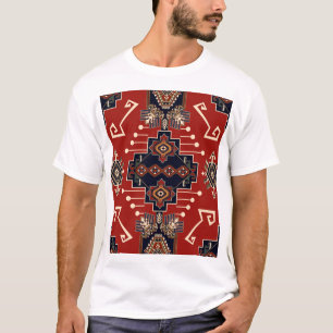 Ornamentives Rug Design: Vintag Geometrisch. T-Shirt