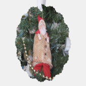 Ornamentkarte - Abbildung des antiken Weihnachtsst Ornament Karte (Links)