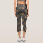 Ornamentmuster 3 capri leggings (Rückseite)