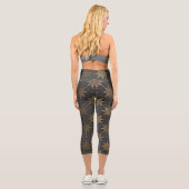 Ornamentmuster 3 capri leggings (Rückseite)