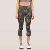 Ornamentmuster 3 capri leggings (Vorderseite)