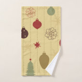 Ornamentmuster Badhandtuch Set (Handtuch)