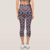 Ornamentmuster Capri Leggings (Rückseite)