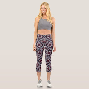 Ornamentmuster Capri Leggings
