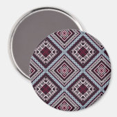 Ornamentmuster Magnet (Vorderseite/Rückseite)