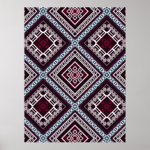 Ornamentmuster Poster