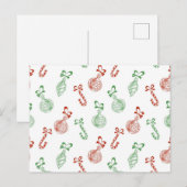 Ornamentmuster Postkarte (Vorne/Hinten)