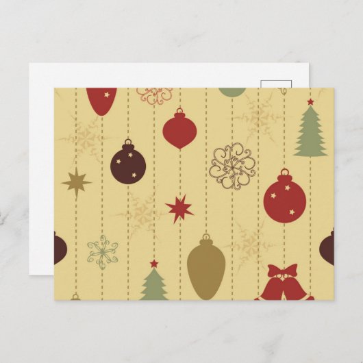 Ornamentmuster Postkarte (Vorne/Hinten)