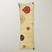 Ornamentmuster Seitenschläferkissen (Vorderseite Vertikal)