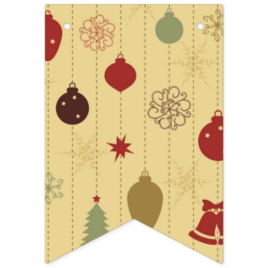 Ornamentmuster Wimpelkette (Erste Fahne)