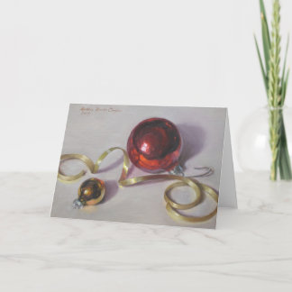 "Ornaments and Ribbon"  Art Card Feiertagskarte