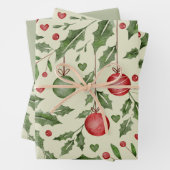 Ornaments of Joy Geschenkpapier Set (Beispiel)