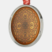 Ornamnt - Deckenmuster von Musikverein, Wien Silbernes Ornament (Links)