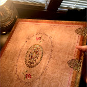 Ornate Antique Doll Collector's Journal Gästebuch