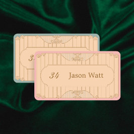 Ornate Art Nouveau Wedding Platzkarte