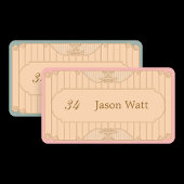 Ornate Art Nouveau Wedding Platzkarte