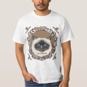 Ornate Birman Cat T-Shirt (Vorderseite)