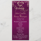 Ornate Border & Heart - Plum Programm (Vorderseite)