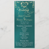 Ornate Border & Heart - Teal Programm (Vorderseite)
