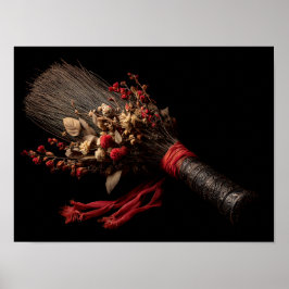 Ornate Broom Poster