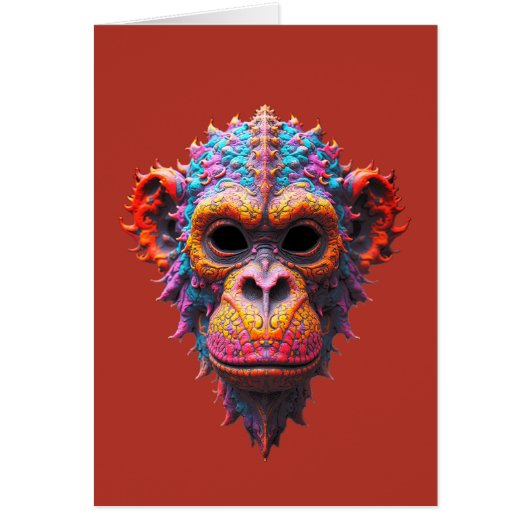 Ornate Chimp Mask (Vorne)