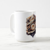 Ornate Clockwork T-Shirt, Premium Gear Kaffeetasse (Vorderseite Links)