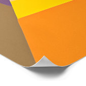 Ornate Cube: A Kaleidoscope of Patterns Poster (Ecke)