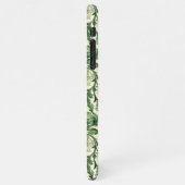 Ornate dark green acanthus leaves pattern iPhone hülle (Linke Seite)