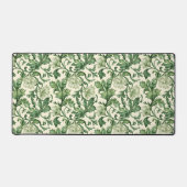 Ornate dark green acanthus leaves pattern schreibtischunterlage (Vorderseite)