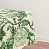 Ornate dark green acanthus leaves pattern tischdecke (Beispiel)