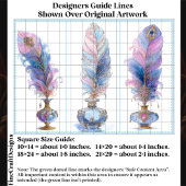 Ornate Elegant Quill & Inkwell Trio EQ2L Decoupage Seidenpapier