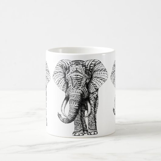 Ornate Elephant Kaffeetasse (Mittel)