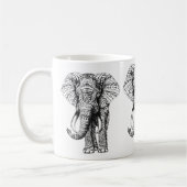 Ornate Elephant Kaffeetasse (Links)