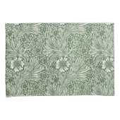 Ornate floral pattern of white flowers & leaves kissenbezug (Vorderseite-Rechts)