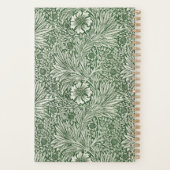 Ornate floral pattern of white flowers & leaves planer (Rückseite)