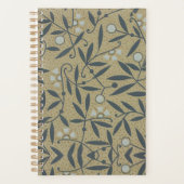 Ornate floral pattern with dark blue vines  planer (Vorderseite)