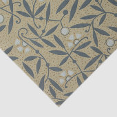 Ornate floral pattern with dark blue vines  seidenpapier (Ausschnitt)