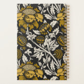 Ornate floral pattern with large gold flowers  planer (Rückseite)