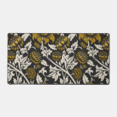 Ornate floral pattern with large gold flowers  schreibtischunterlage (Vorderseite)