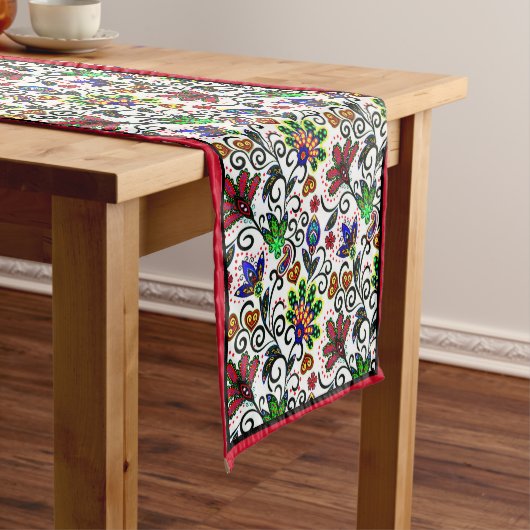 Ornate floral short table runner kurzer tischläufer (Beispiel)