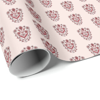Ornate Floral Wrapping Paper Geschenkpapier