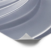 Ornate Flow Ooze Decoupage Template Line Art Poster (Ecke)