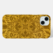 Ornate gold floral pattern with symmetrical Case-Mate iPhone hülle (Rückseite (Horizontal))