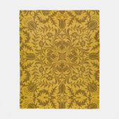 Ornate gold floral pattern with symmetrical fleecedecke (Vorderseite)