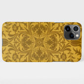 Ornate gold floral pattern with symmetrical iPhone hülle (Rückseite (Horizontal))